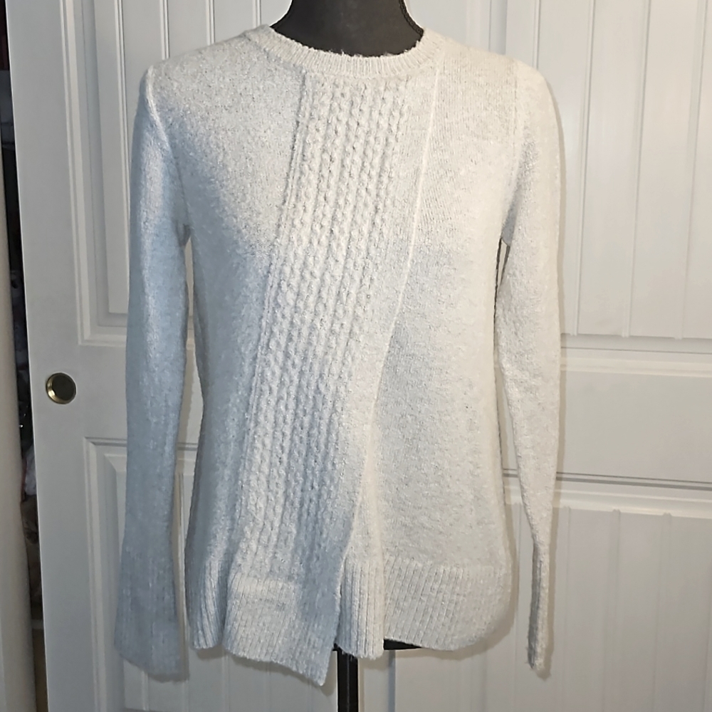 EUC Lomited Grey Sweater w/Faux Layering (0103)